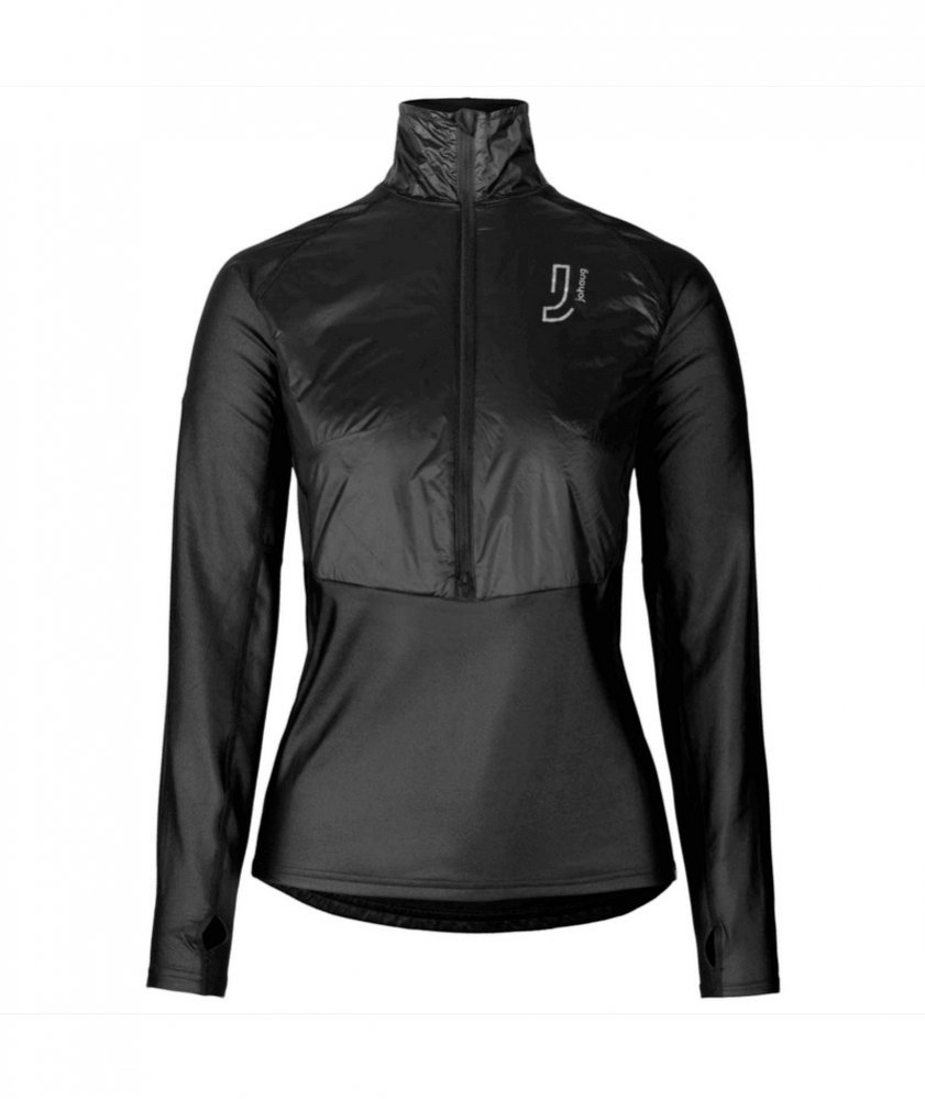 JOHAUG GLEAM HALF ZIP ČERNÁ