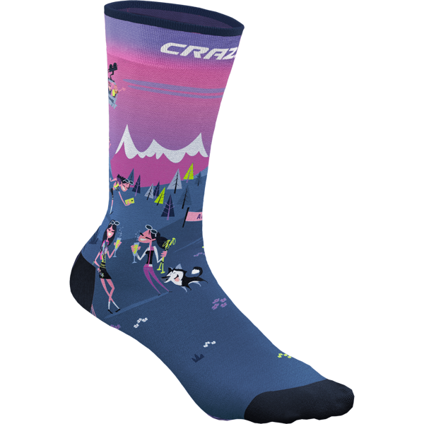 CRAZY SOCKS I LOVE RUNNING