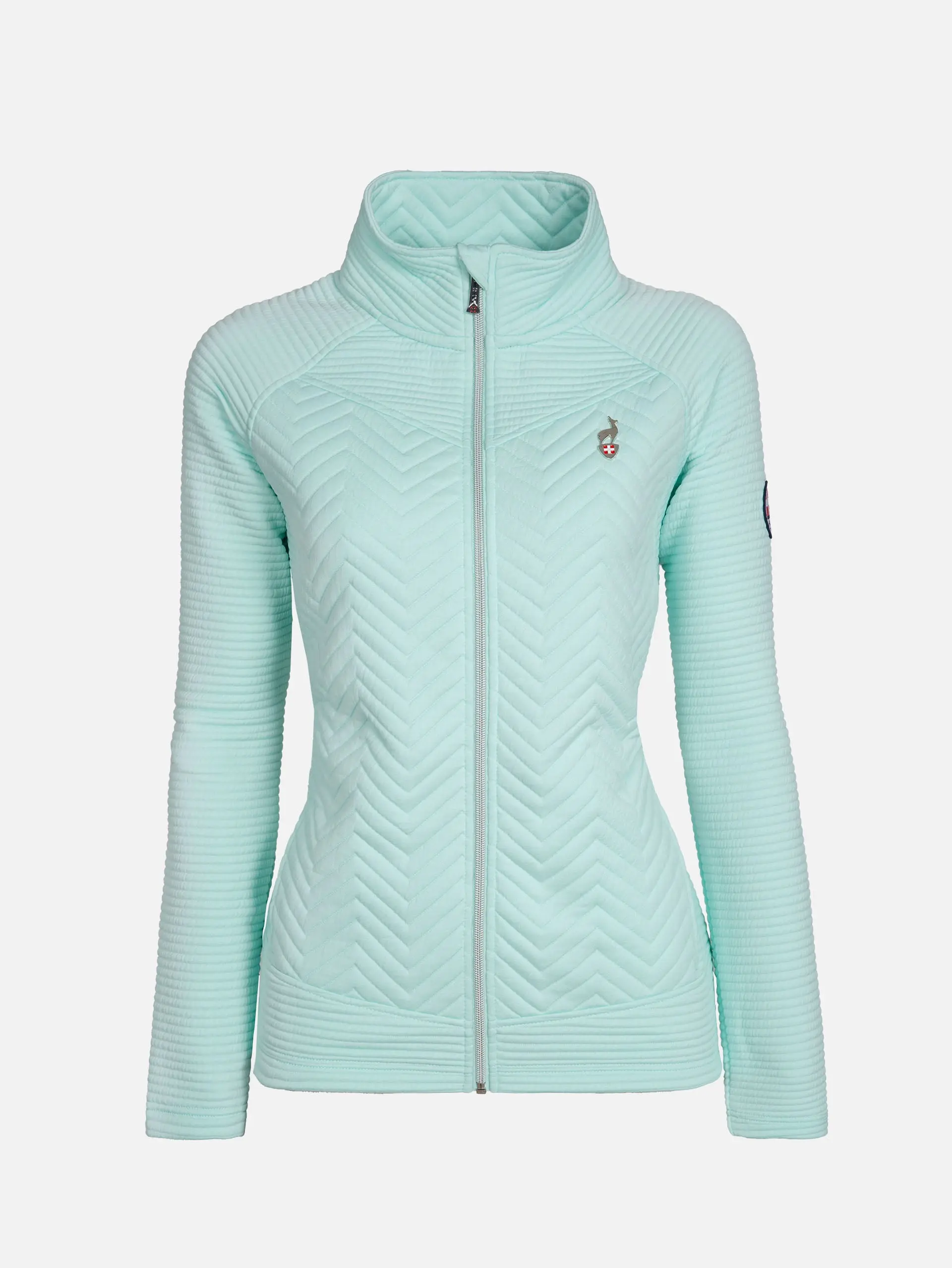 AULP SIMIX FLEECE JACKET Light Turquoise
