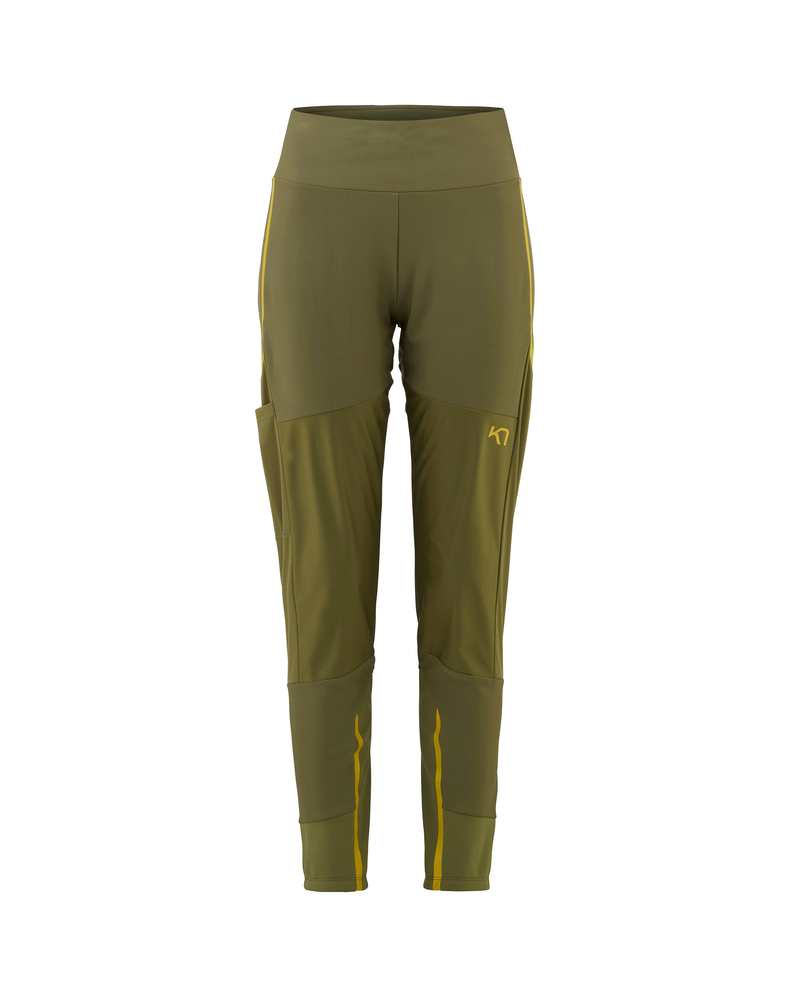 KARI TRAA VOSS Hybrid Tights  ZELENÁ TWEED