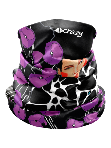 Crazy Idea NECK GAITER LIGHT HULYA HELLEBORUS