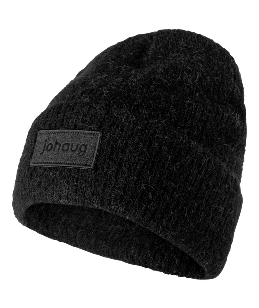JOHAUG Softie Wool Rib Beanie BLACK