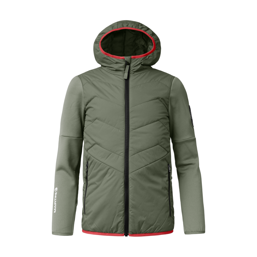 MARTINI Wildone Hybrid Jacket G-LOFT® Kids mosstone