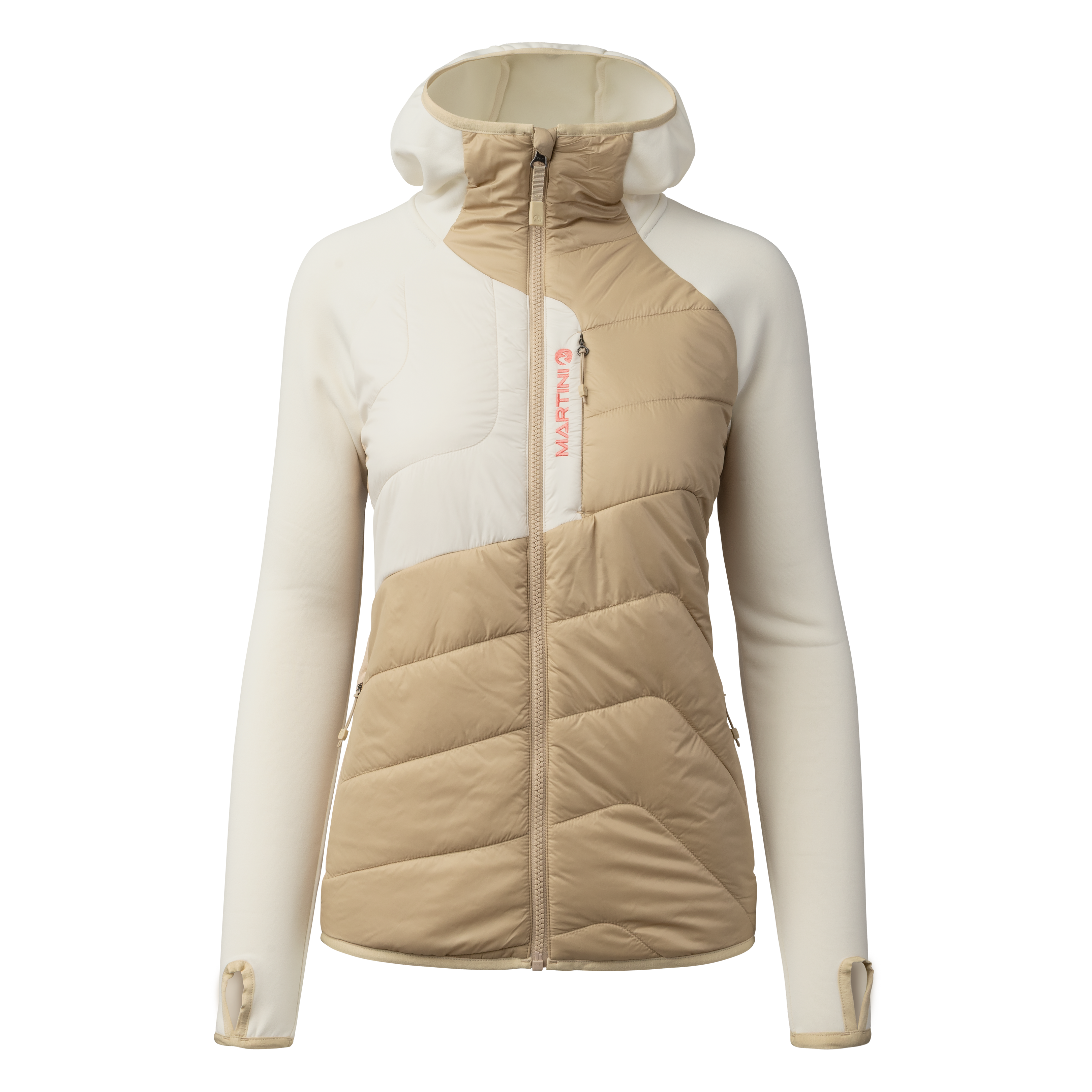 MARTINI Desire Hybrid Jacket Primaloft®W off white/desert