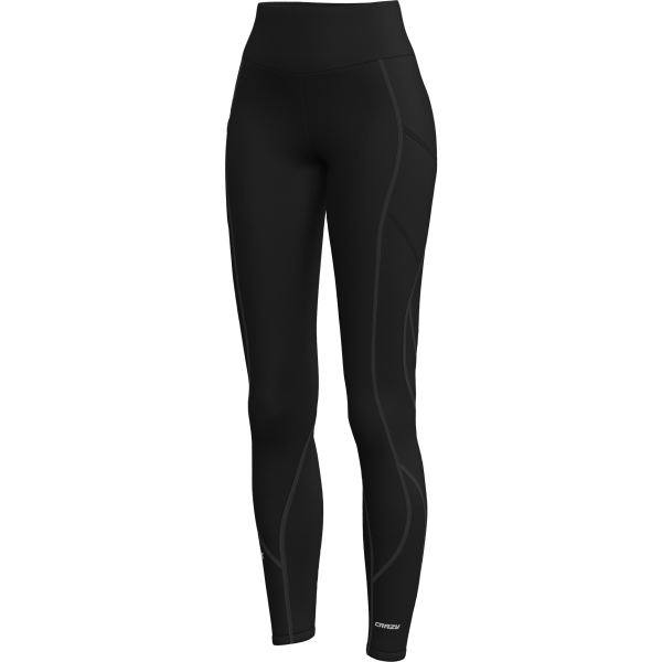 CRAZY LEGGINGS CUTE WOMAN BLACK