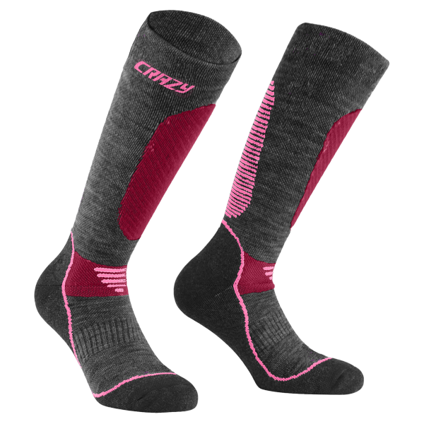 CRAZY WOOL SOCKS BLUEBERRY