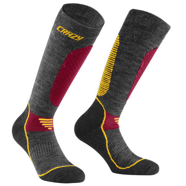 CRAZY WOOL SOCKS BRICK