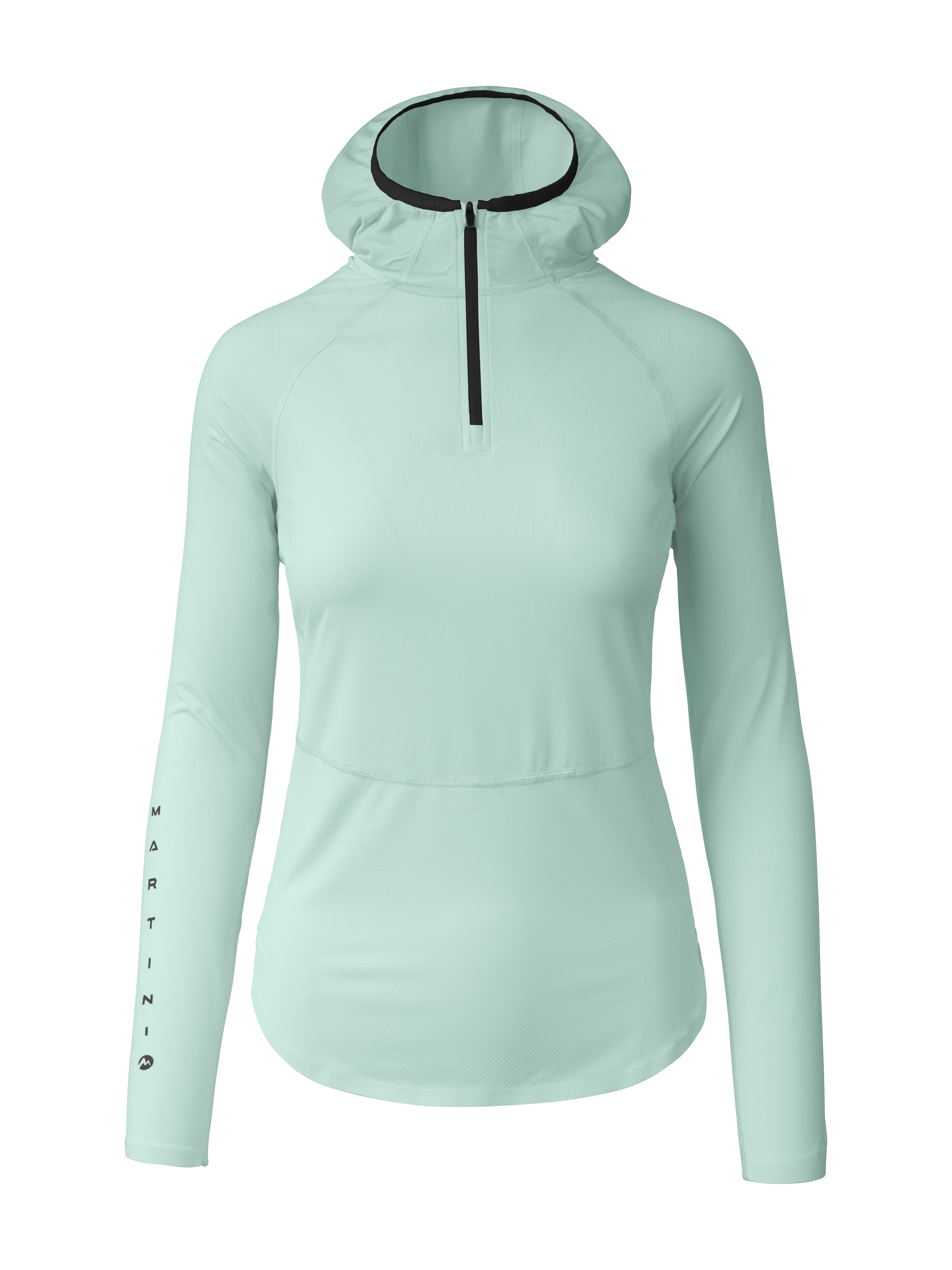 MARTINI Hillclimb ProTec Hooded Shirt W ibiza blue