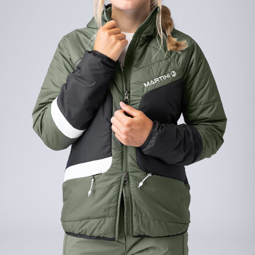 MARTINI Horizon Padded Jacket G-LOFT® W mosstone-black