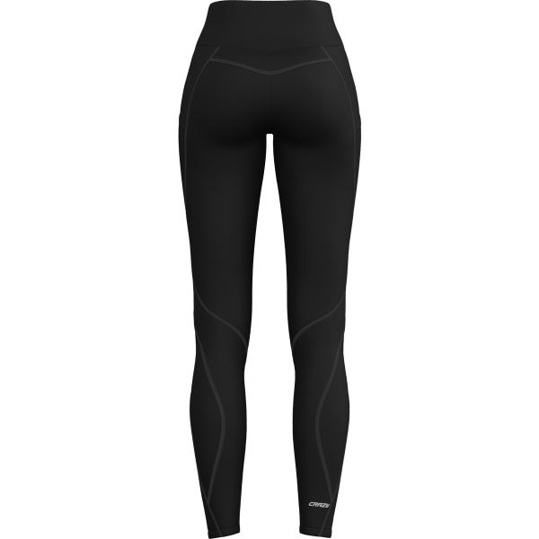 CRAZY LEGGINGS CUTE WOMAN BLACK