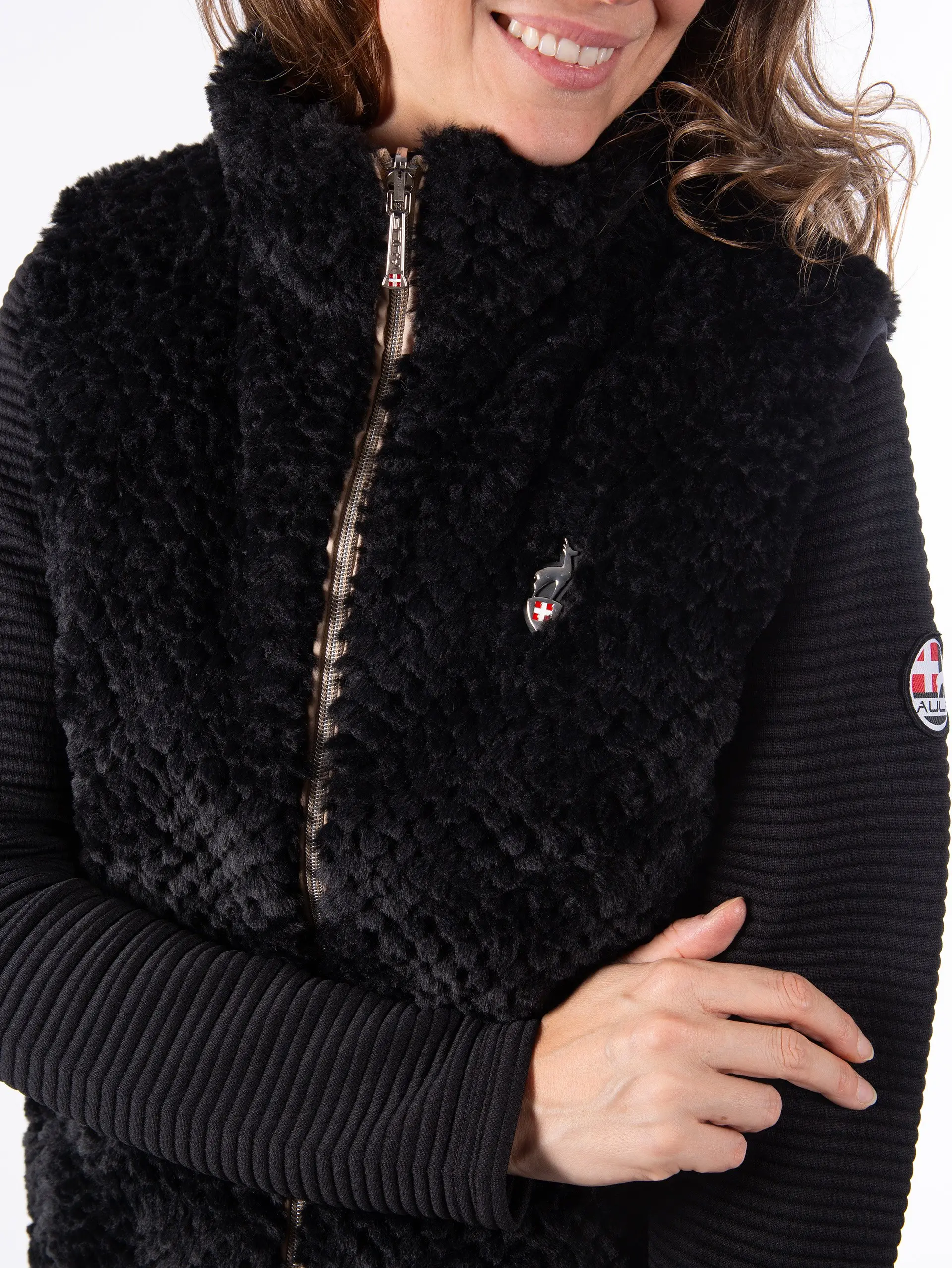 AULP VEST CAROL BLACK/LEO 