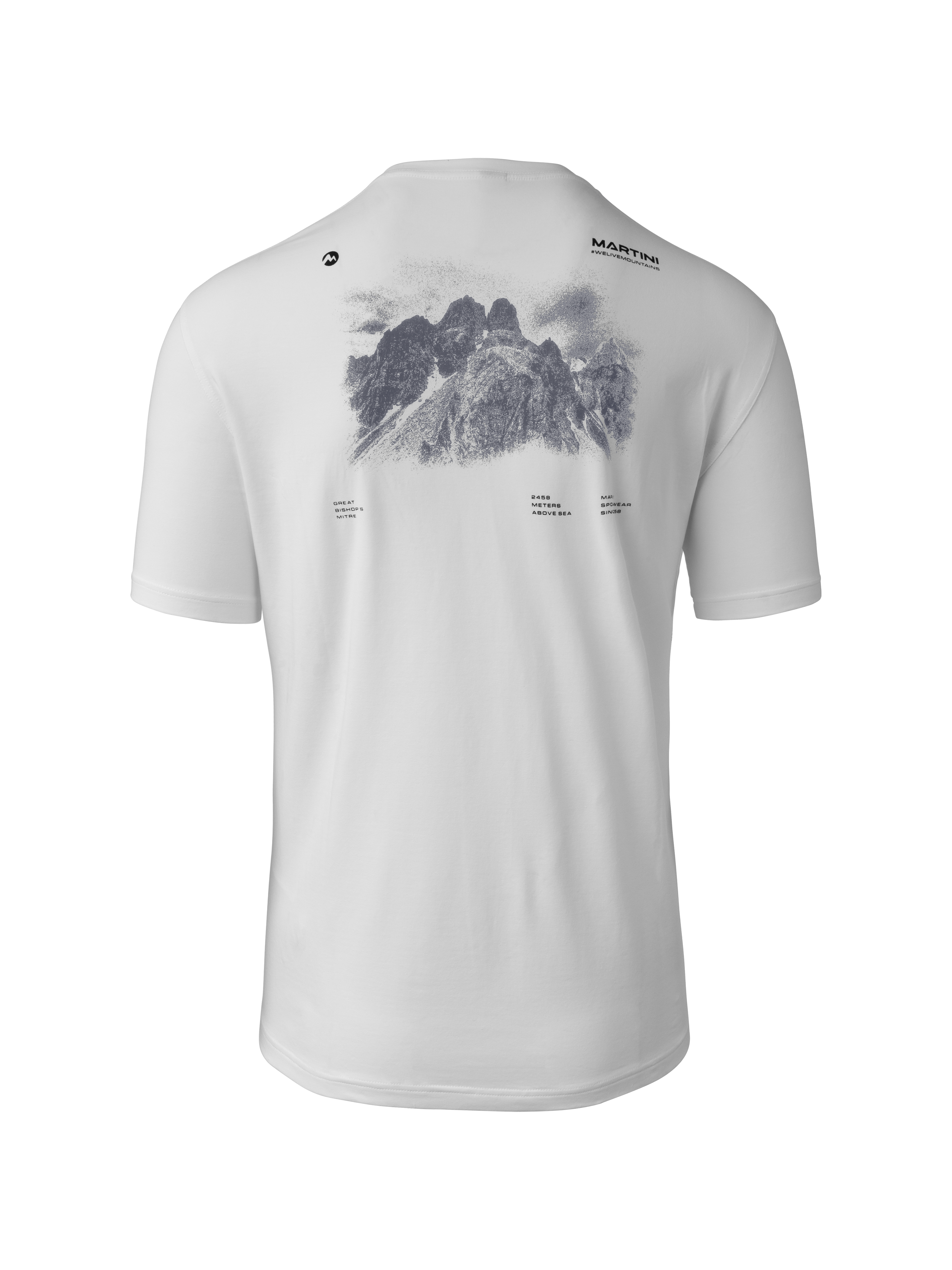 MARTINI Alpmate ComTee Shirt M white