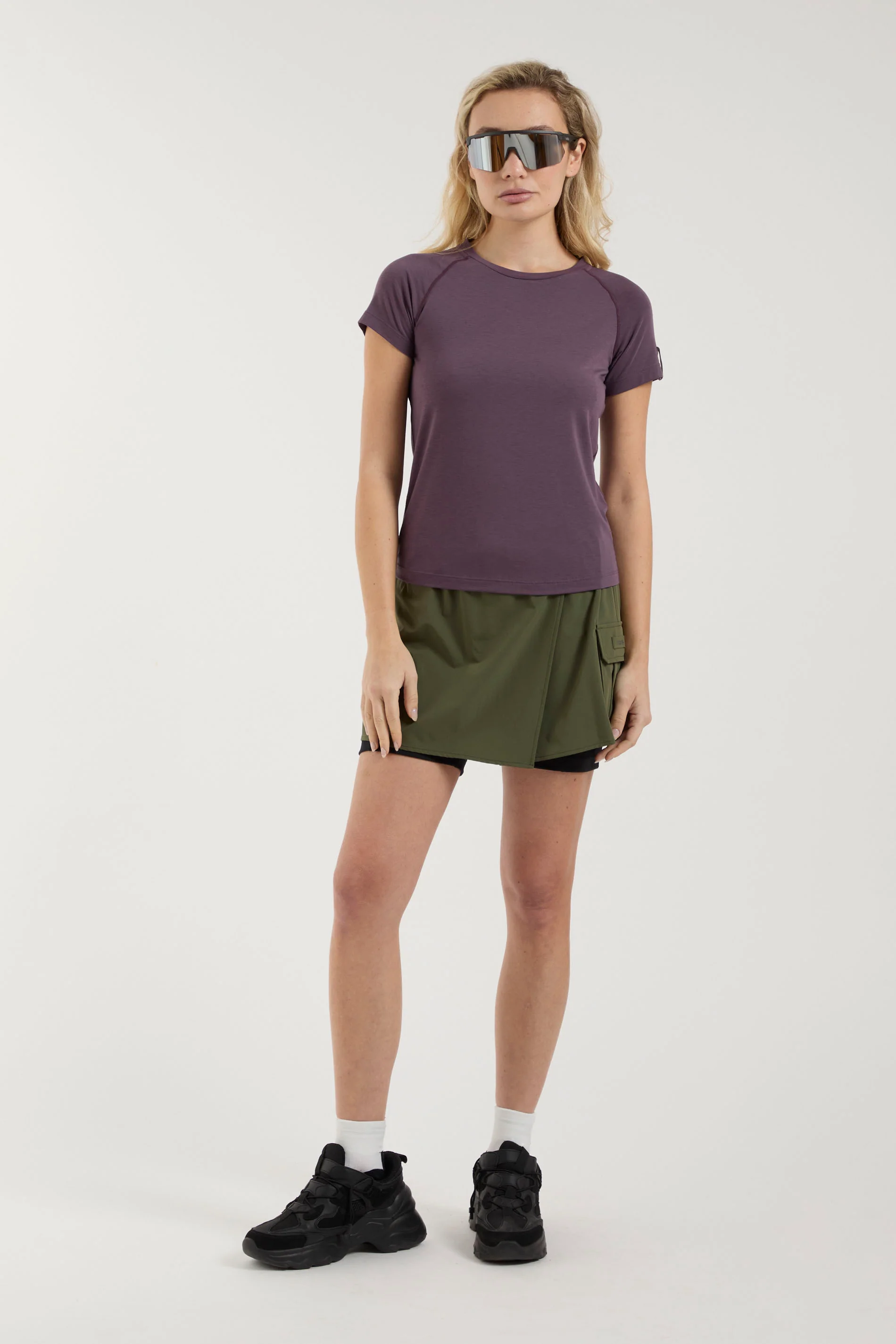 Dámské funkční tričko RH+ Escape W T-Shirt - tmavě fialová