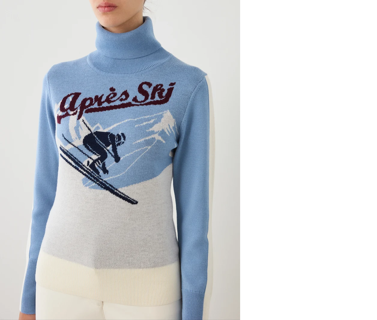 We Norwegians Afterski Sweater Women LIGHT BLUE