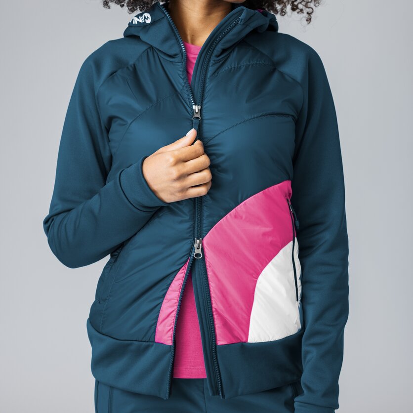 MARTINI Desire Hybrid Jacket Primaloft® W poseidon-rosebud
