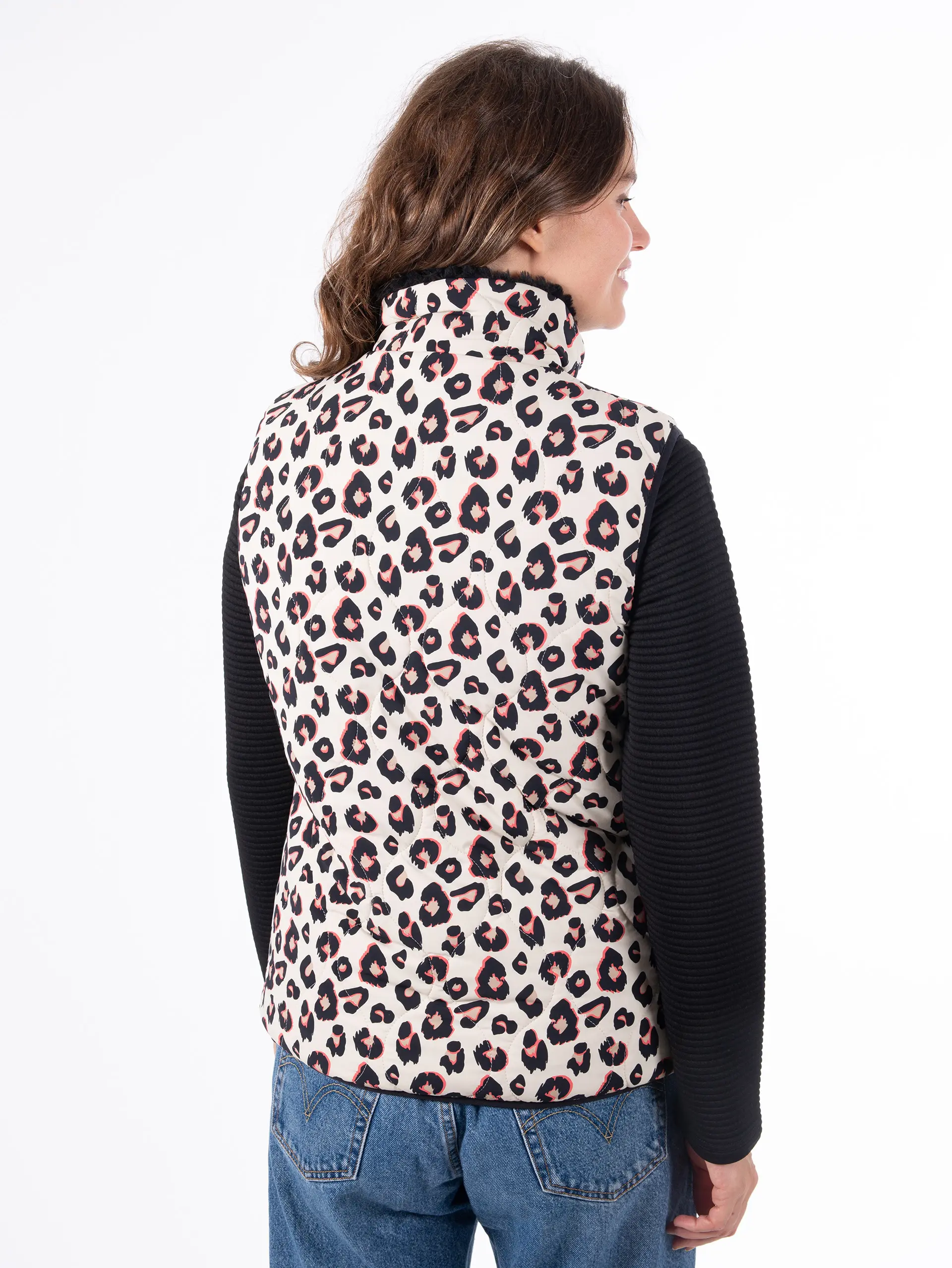 AULP VEST CAROL BLACK/LEO 