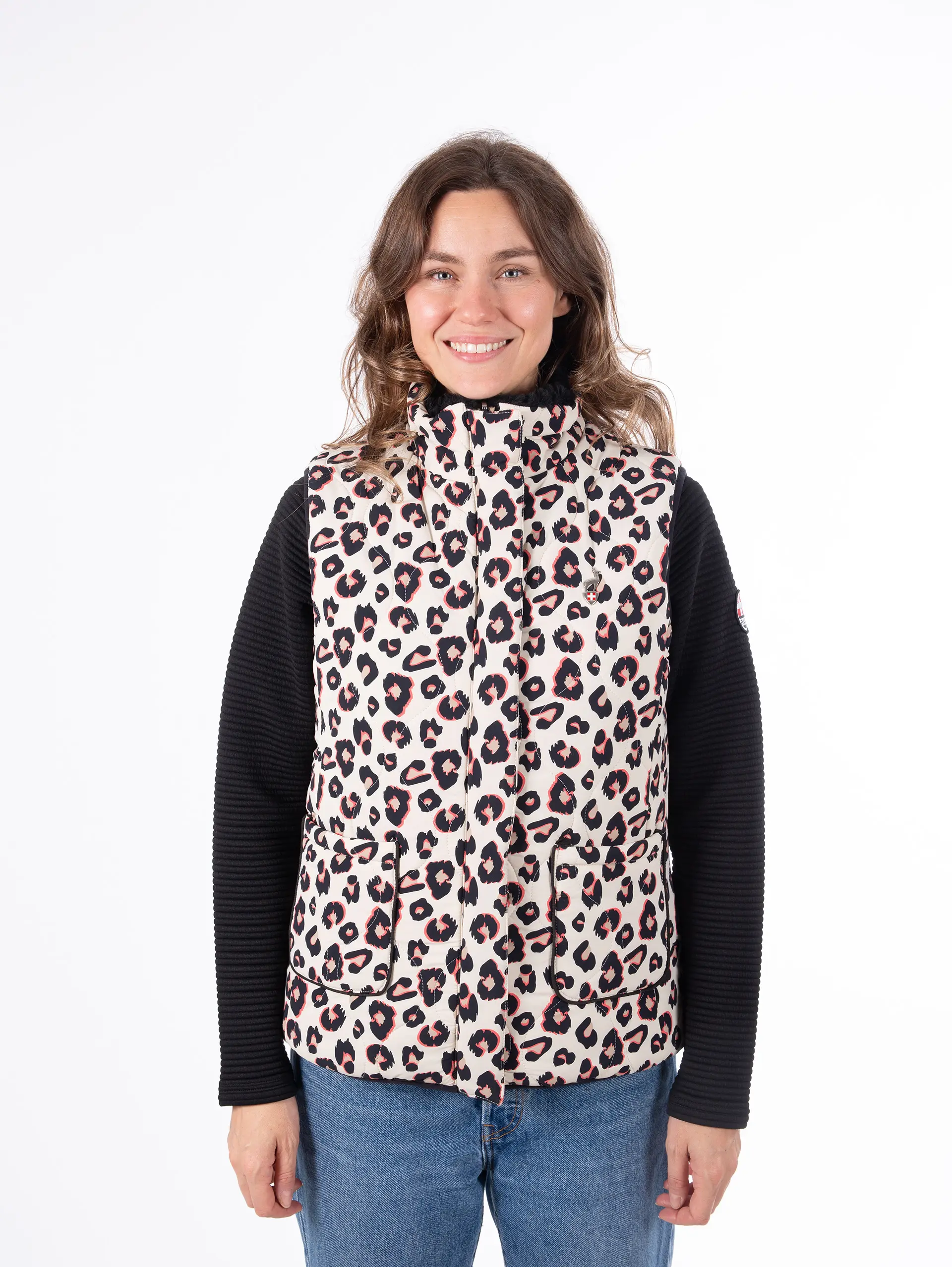 AULP VEST CAROL BLACK/LEO 