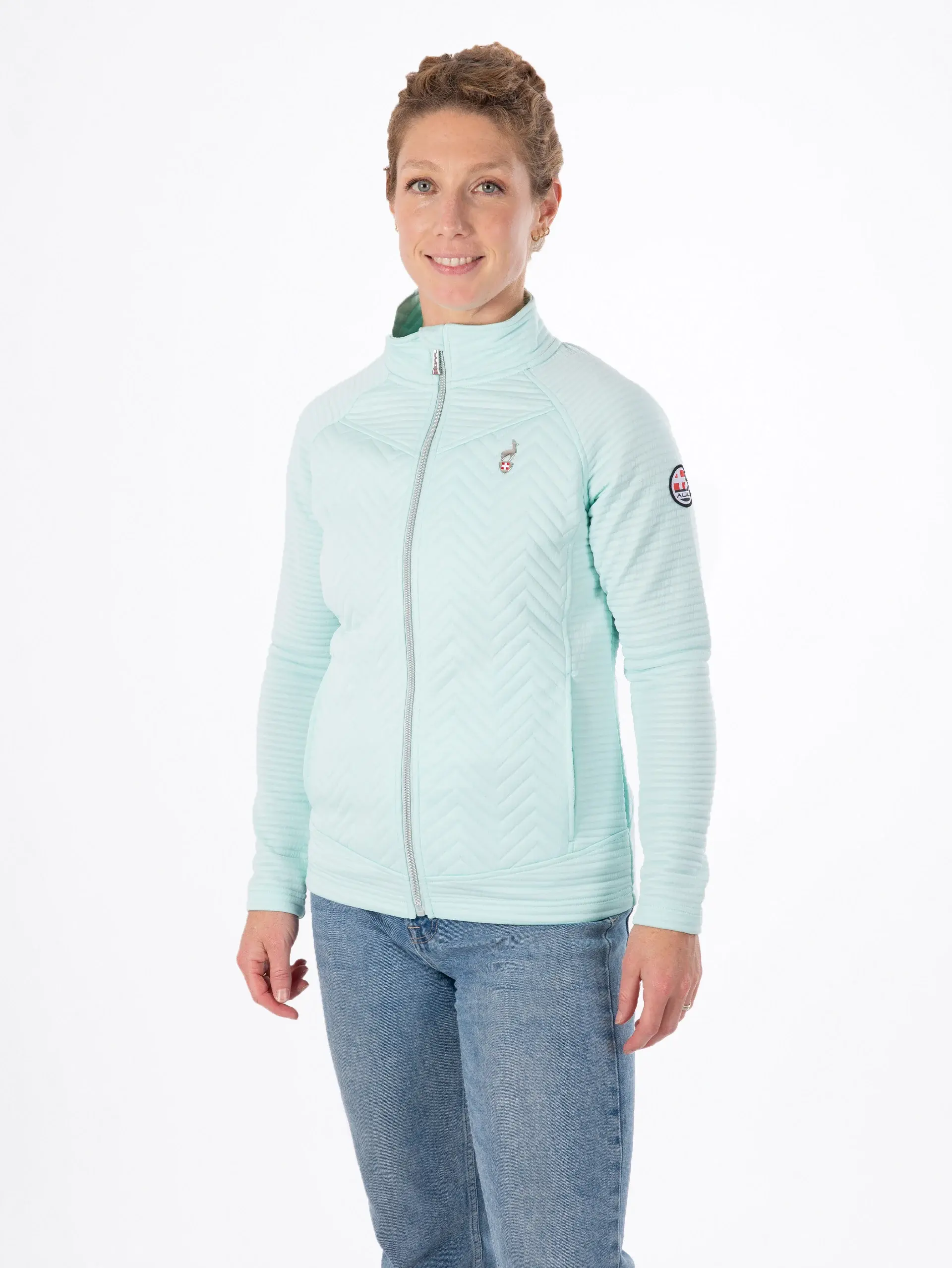 AULP SIMIX FLEECE JACKET Light Turquoise